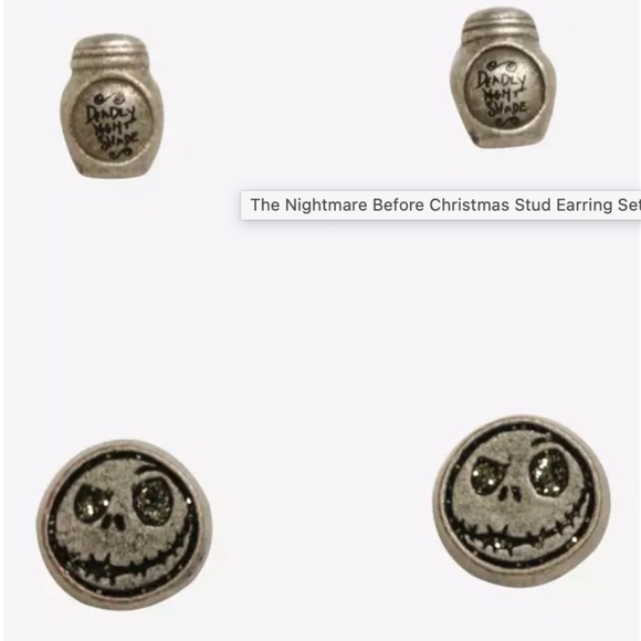 The Nightmare Before Christmas Stud Earring Set - Picture 5 of 6